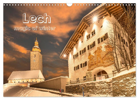 Lech magic of winter (Wandkalender 2026 DIN A3 quer), CALVENDO Monatskalender