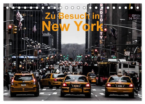 Zu Besuch in New York (Tischkalender 2027 DIN A5 quer), CALVENDO Monatskalender