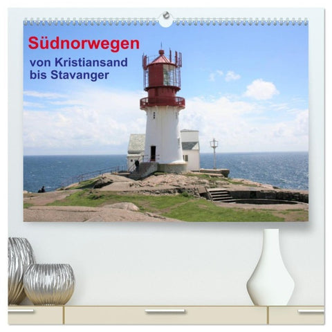 Südnorwegen - von Kristiansand bis Stavanger (hochwertiger Premium Wandkalender 2027 DIN A2 quer), Kunstdruck in Hochglanz