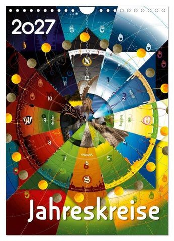 Jahreskreise (Wandkalender 2027 DIN A4 hoch), CALVENDO Monatskalender