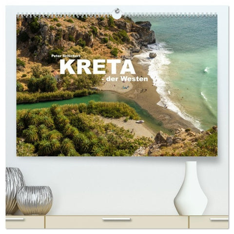 Kreta - der Westen (hochwertiger Premium Wandkalender 2027 DIN A2 quer), Kunstdruck in Hochglanz