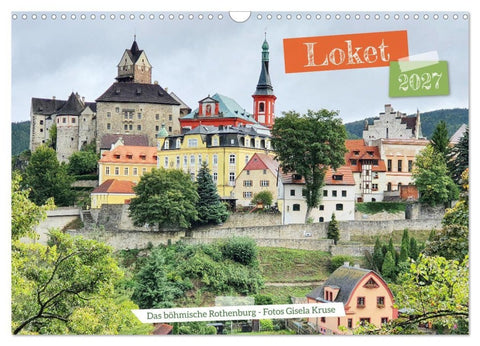 Loket - Das böhmische Rothenburg (Wandkalender 2027 DIN A3 quer), CALVENDO Monatskalender