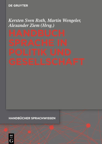 Handbuch Sprache in Politik und Gesellschaft