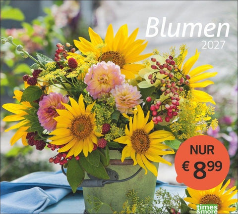 times&more Blumen Bildkalender 2027