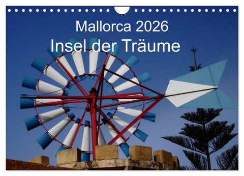 Mallorca 2026 - Insel der Träume (Wandkalender 2026 DIN A4 quer), CALVENDO Monatskalender