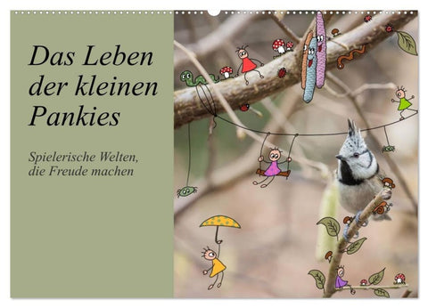 Das Leben der kleinen Pankies (Wandkalender 2027 DIN A2 quer), CALVENDO Monatskalender