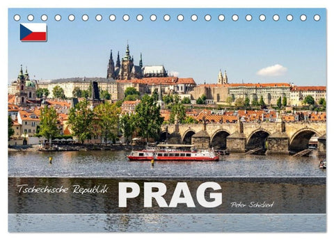 Tschechische Republik - Prag (Tischkalender 2027 DIN A5 quer), CALVENDO Monatskalender