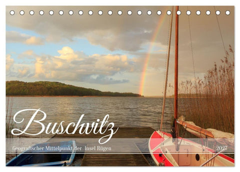 Buschvitz - Geografischer Mittelpunkt der Insel Rügen (Tischkalender 2027 DIN A5 quer), CALVENDO Monatskalender