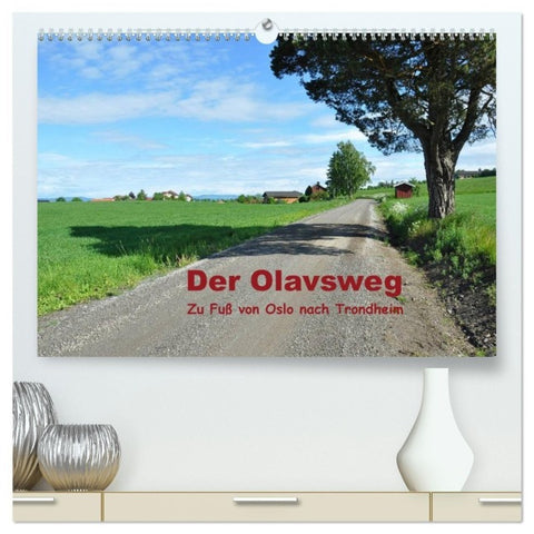 Der Olavsweg (hochwertiger Premium Wandkalender 2027 DIN A2 quer), Kunstdruck in Hochglanz