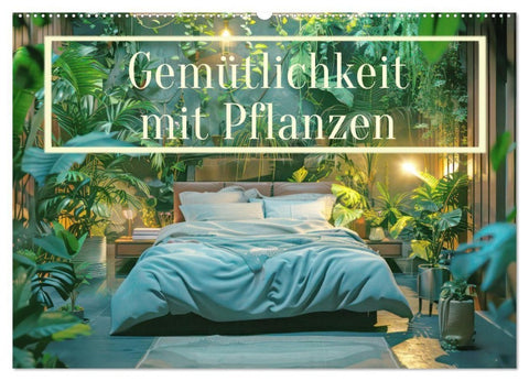 Gemütlichkeit mit Pflanzen (Wandkalender 2027 DIN A2 quer), CALVENDO Monatskalender