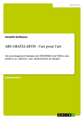 ARS GRATIA ARTIS - l'art pour l'art
