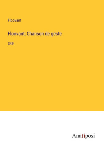 Floovant; Chanson de geste
