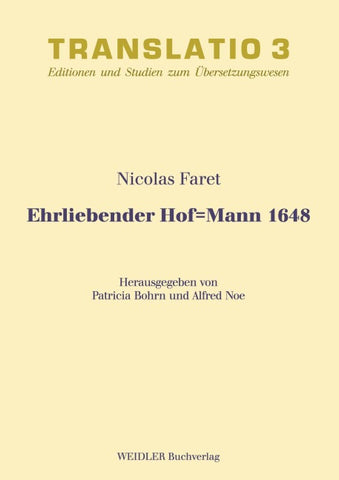 Ehrliebender Hof-Mann 1648