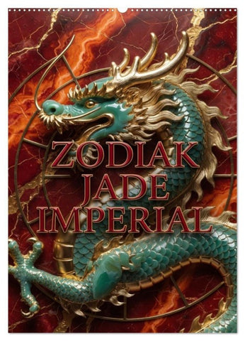 ZODIAK JADE IMPERIAL (Wandkalender 2027 DIN A2 hoch), CALVENDO Monatskalender