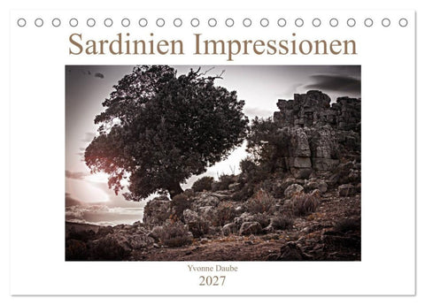 Sardinien Impressionen (Tischkalender 2027 DIN A5 quer), CALVENDO Monatskalender
