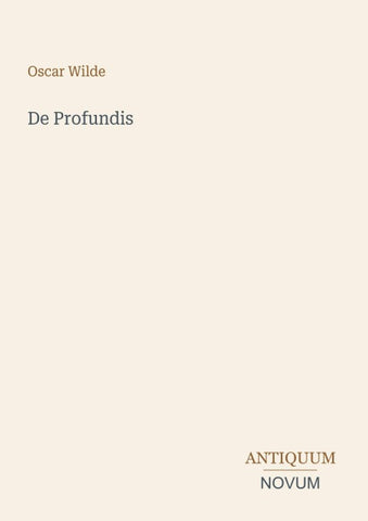 De Profundis
