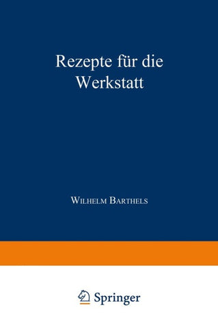Rezepte für die Werkstatt