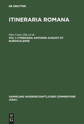 Itineraria Antonini Augusti et Burdigalense