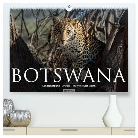 Botswana - Landschaft und Tierwelt (hochwertiger Premium Wandkalender 2027 DIN A2 quer), Kunstdruck in Hochglanz