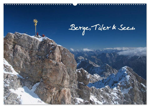Berge, Täler & Seen (Wandkalender 2026 DIN A2 quer), CALVENDO Monatskalender