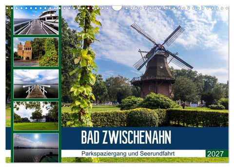 Bad Zwischenahn, Parkspaziergang und Seerundfahrt (Wandkalender 2027 DIN A3 quer), CALVENDO Monatskalender