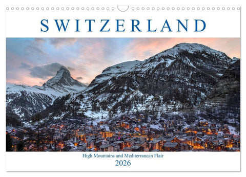 Switzerland (Wall Calendar 2026 DIN A3 landscape), CALVENDO 12 Month Wall Calendar