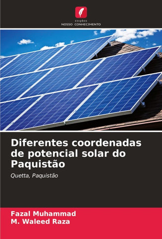 Diferentes coordenadas de potencial solar do Paquistão
