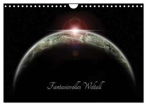 Fantasievolles Weltall (Wandkalender 2026 DIN A4 quer), CALVENDO Monatskalender
