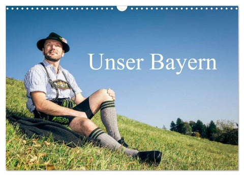 Unser Bayern (Wandkalender 2026 DIN A3 quer), CALVENDO Monatskalender