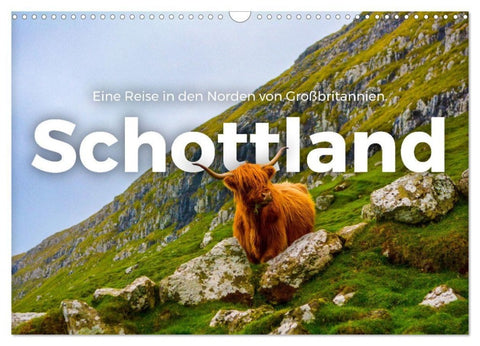 Schottland - Eine Reise in den Norden von Großbritannien. (Wandkalender 2027 DIN A3 quer), CALVENDO Monatskalender