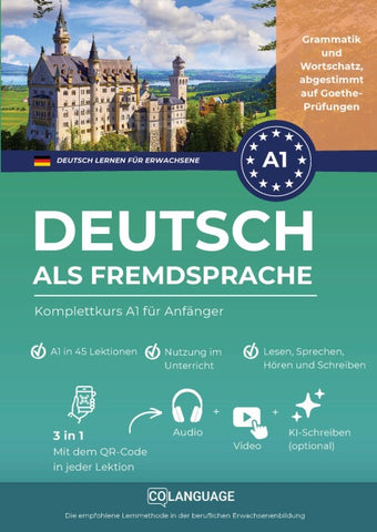 Deutsch als Fremdsprache lernen - Komplettkurs A1 für Anfänger