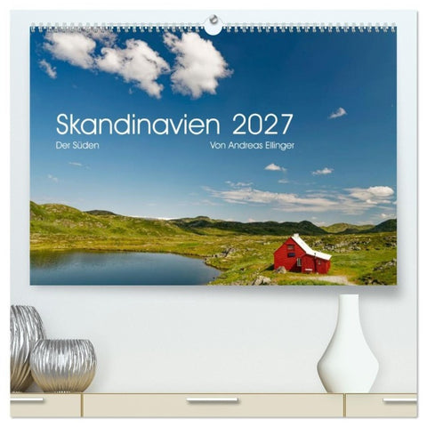 Skandinavien - Der Süden (hochwertiger Premium Wandkalender 2027 DIN A2 quer), Kunstdruck in Hochglanz