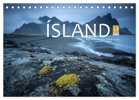 Island Impressionen von Armin Fuchs (Tischkalender 2026 DIN A5 quer), CALVENDO Monatskalender