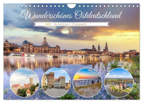 Wunderschönes Ostdeutschland (Wandkalender 2027 DIN A4 quer), CALVENDO Monatskalender