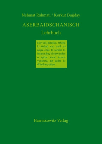 Aserbaidschanisch Lehrbuch