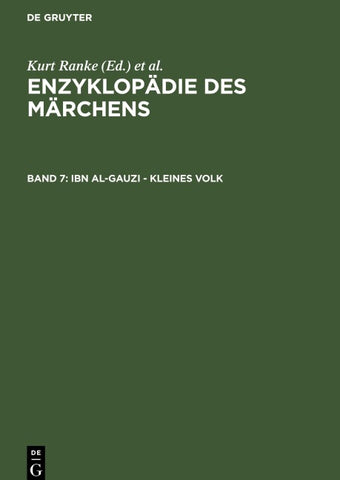 Enzyklopädie des Märchens / Ibn al-Gauzi - Kleines Volk