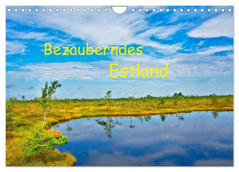 Bezauberndes Estland (Wandkalender 2027 DIN A4 quer), CALVENDO Monatskalender