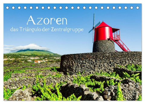 Azoren - das Triangulo der Zentralgruppe (Tischkalender 2027 DIN A5 quer), CALVENDO Monatskalender