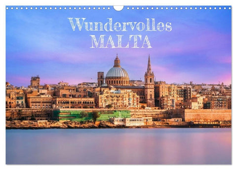 Wundervolles Malta (Wandkalender 2027 DIN A3 quer), CALVENDO Monatskalender