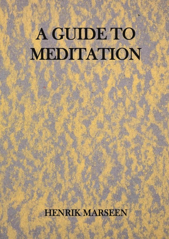 A Guide To Meditation