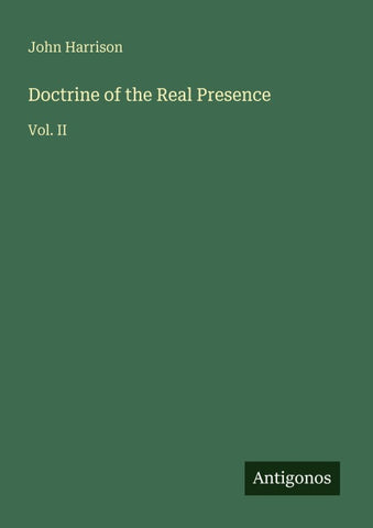 Doctrine of the Real Presence