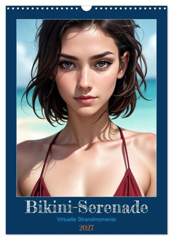 Bikini-Serenade (Wandkalender 2027 DIN A3 hoch), CALVENDO Monatskalender