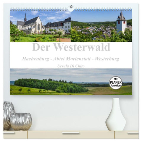 Der Westerwald (hochwertiger Premium Wandkalender 2026 DIN A2 quer), Kunstdruck in Hochglanz