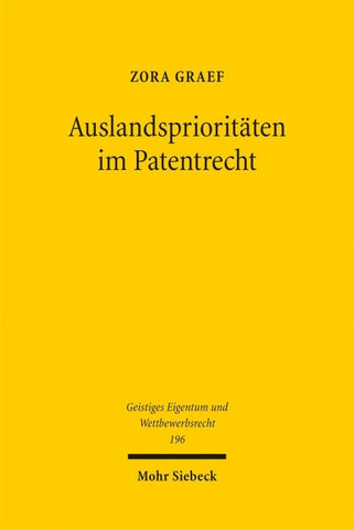 Auslandsprioritäten im Patentrecht