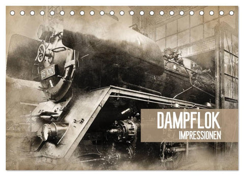 Dampflok Impressionen (Tischkalender 2027 DIN A5 quer), CALVENDO Monatskalender
