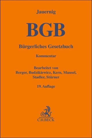 Bürgerliches Gesetzbuch. BGB