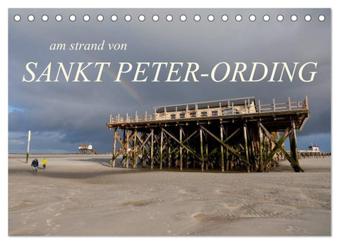 am strand von SANKT PETER-ORDING (Tischkalender 2027 DIN A5 quer), CALVENDO Monatskalender