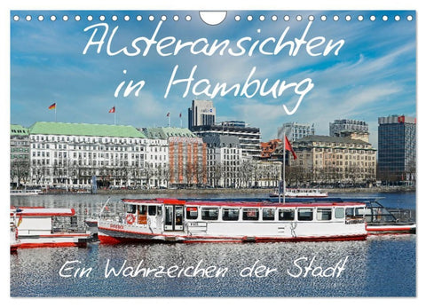 Alsteransichten in Hamburg (Wandkalender 2026 DIN A4 quer), CALVENDO Monatskalender