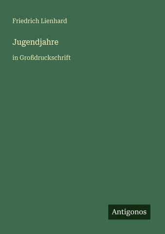 Jugendjahre