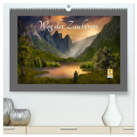 Weg des Zauberers (hochwertiger Premium Wandkalender 2027 DIN A2 quer), Kunstdruck in Hochglanz